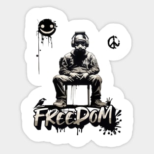 Freedom Sticker